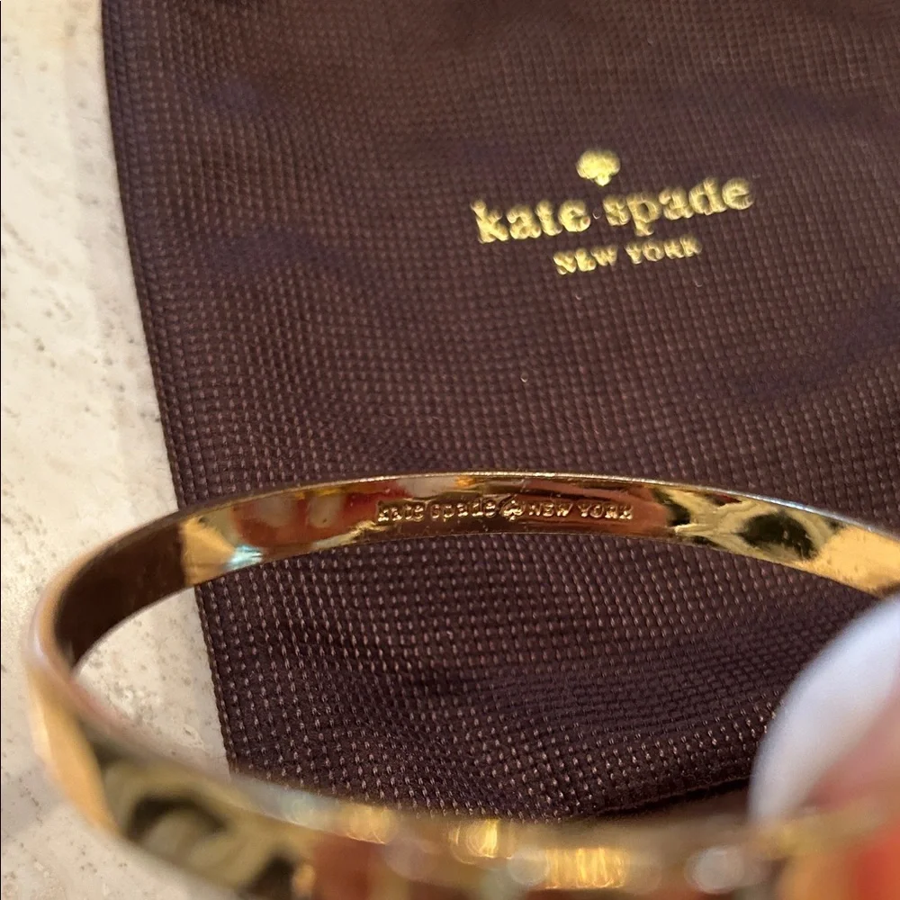 kate spade Gold Bow Bangle Bracelet - Picture 2 of 4